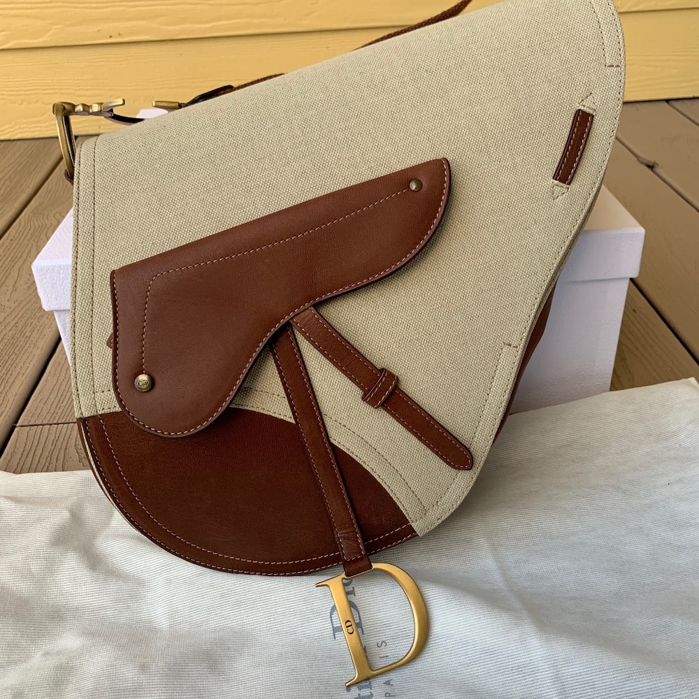 Vintage Dior Saddle Bag